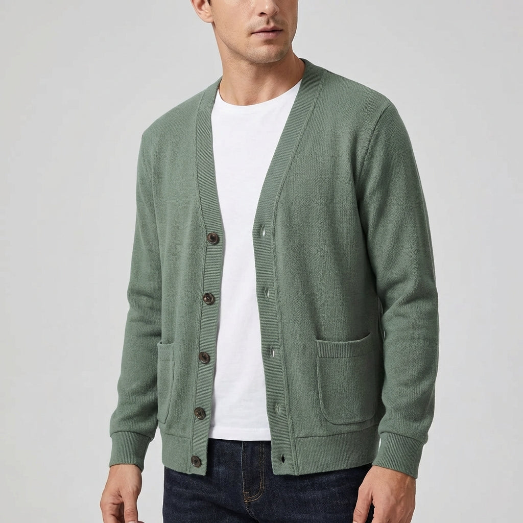 Nordspur | Vearon Men V Neck Cardigan