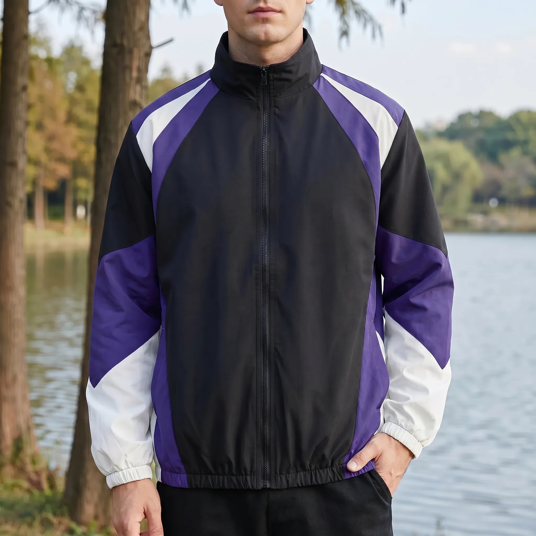 Nordspur | Vektor Men's Colour-Blocked Windbreaker