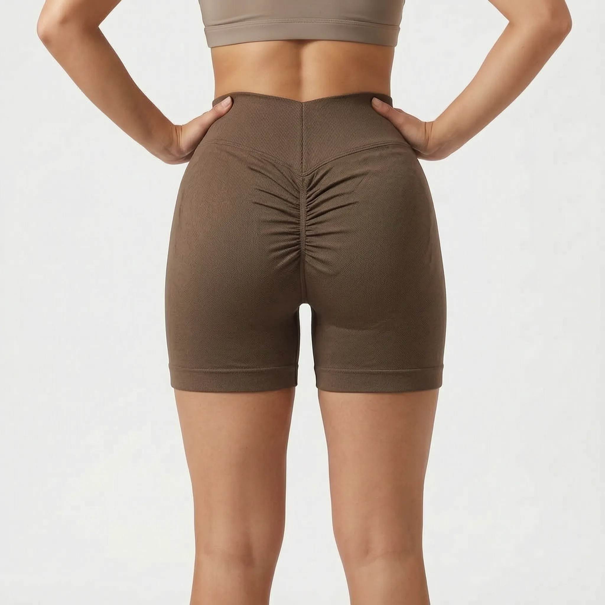 Nordspur | VelaGym High-Waisted Seamless Gym Shorts