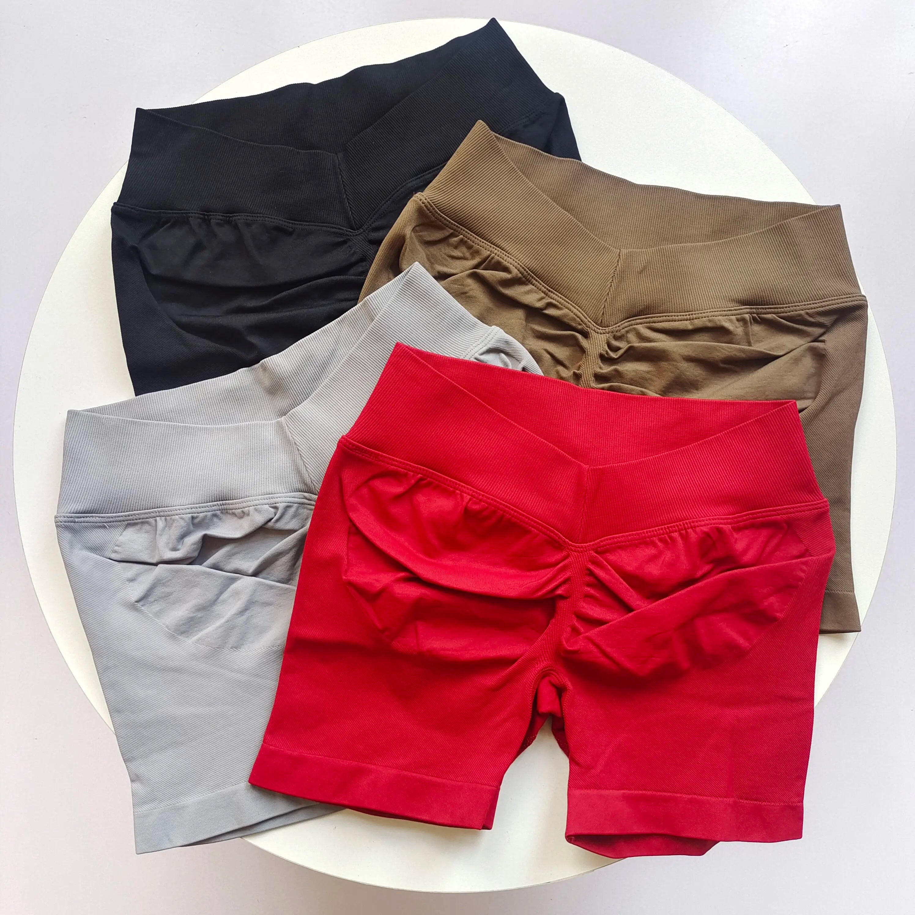 Nordspur | VelaGym High-Waisted Seamless Gym Shorts