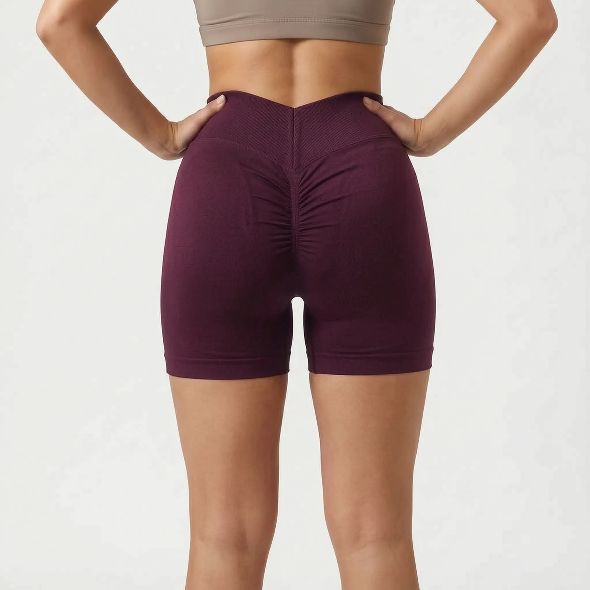 Nordspur | VelaGym High-Waisted Seamless Gym Shorts