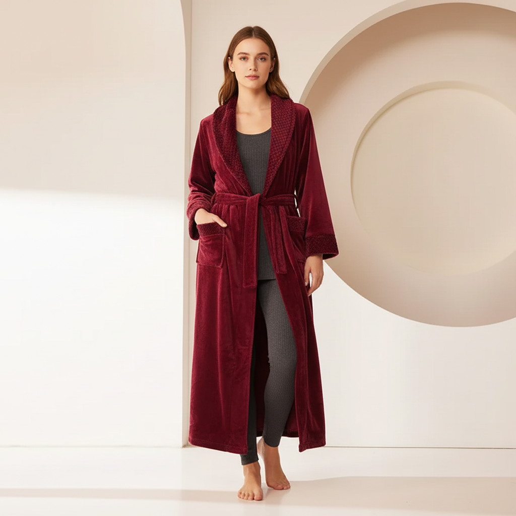 Nordspur | Velarion Long Plush Robe