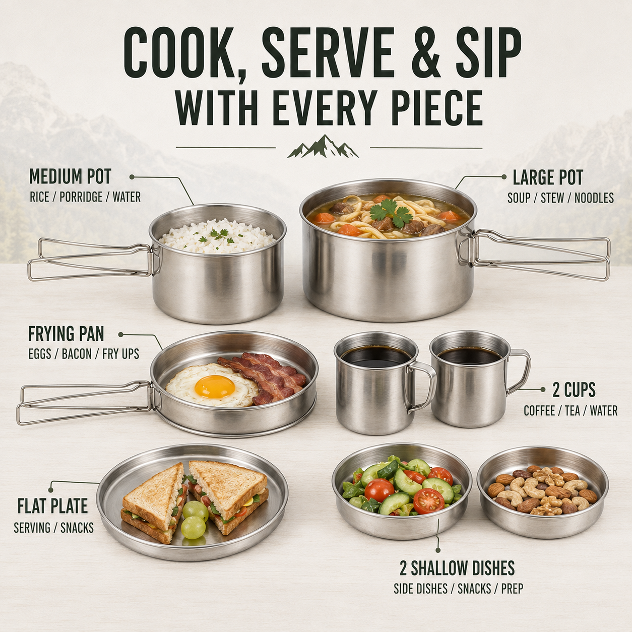 Nordspur | Veldco Compact Outdoor Cooking Mess Kit