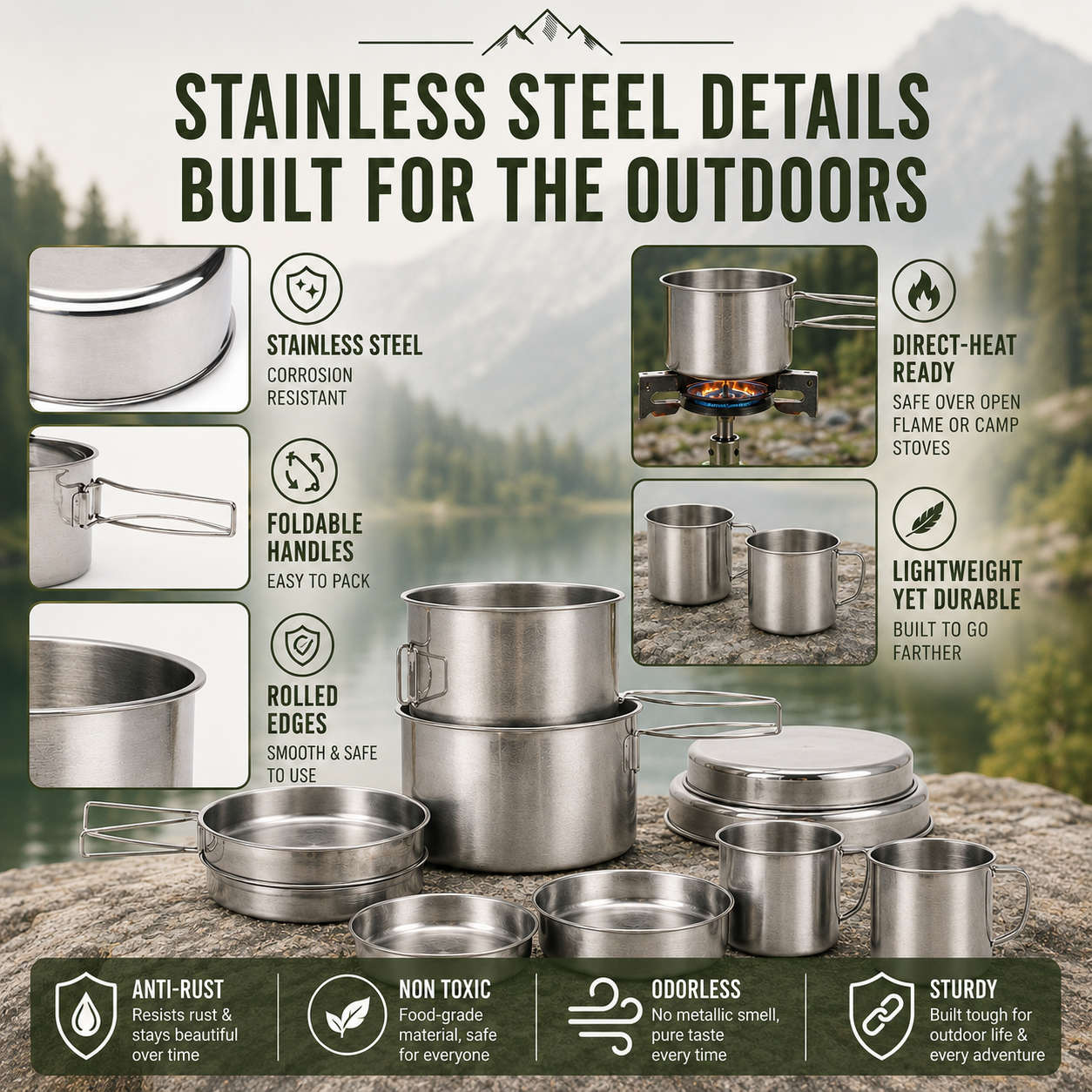 Nordspur | Veldco Compact Outdoor Cooking Mess Kit