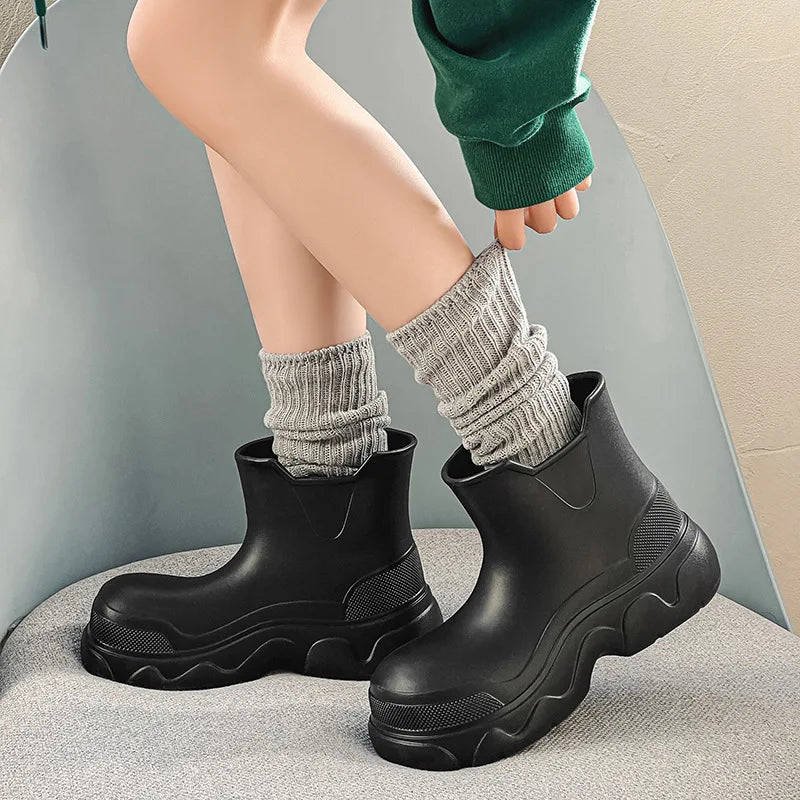 Nordspur | Vellea Chunky Ankle Height Wellington Boots