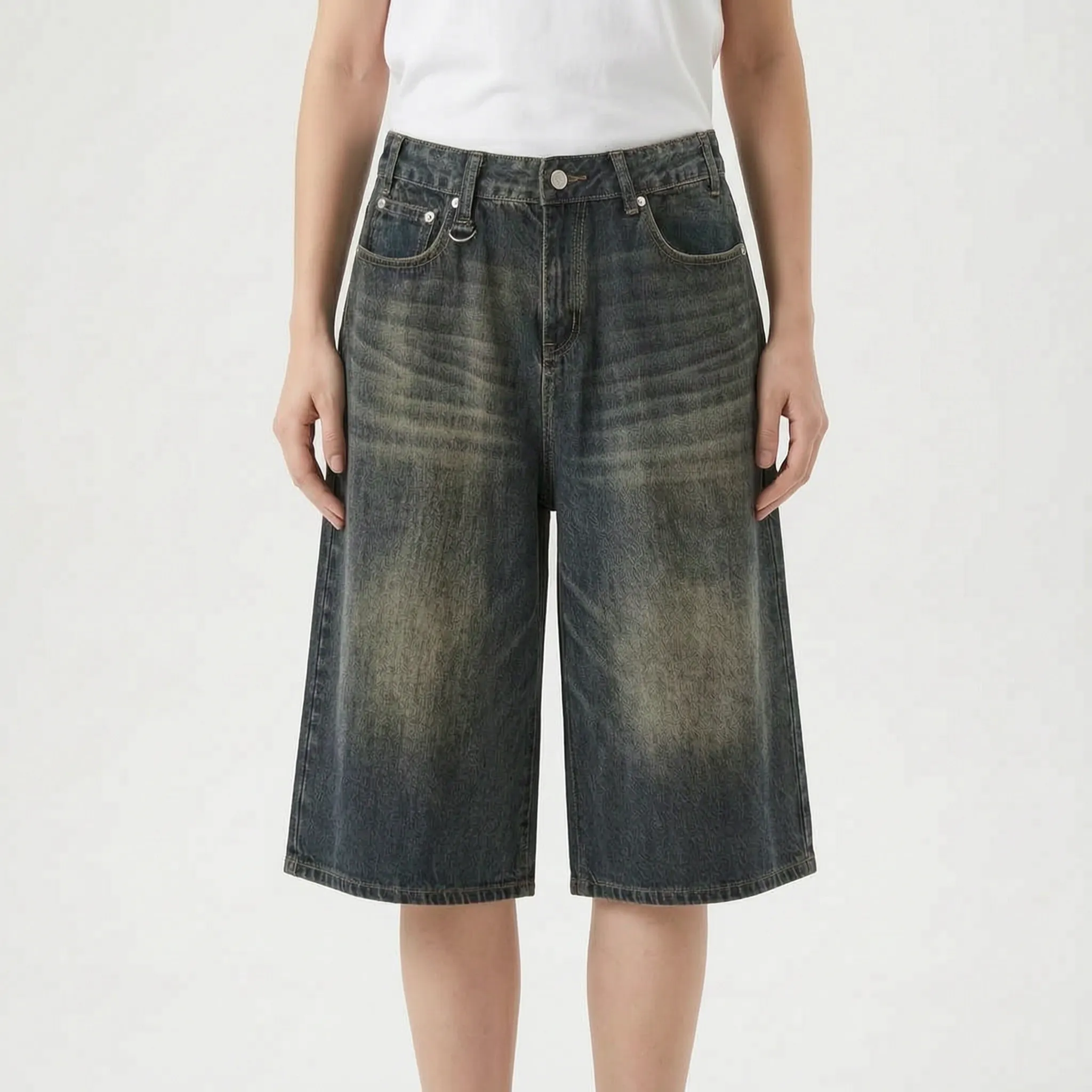 Nordspur | Vellera Vintage Wash Wide Leg Shorts
