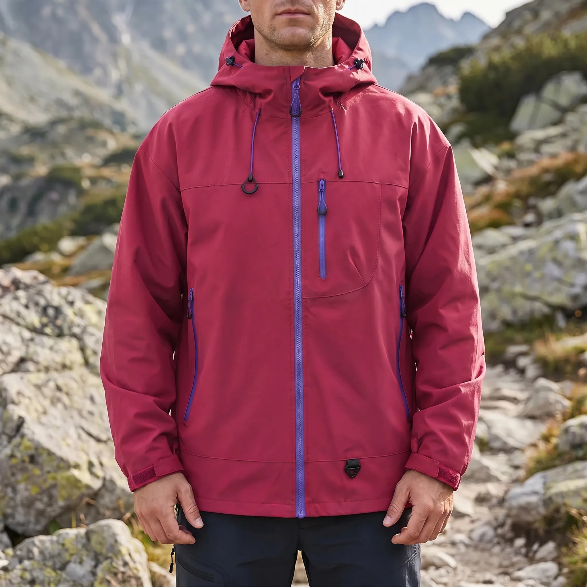 Nordspur | VeloPeak Single-Layer Hooded Windbreaker