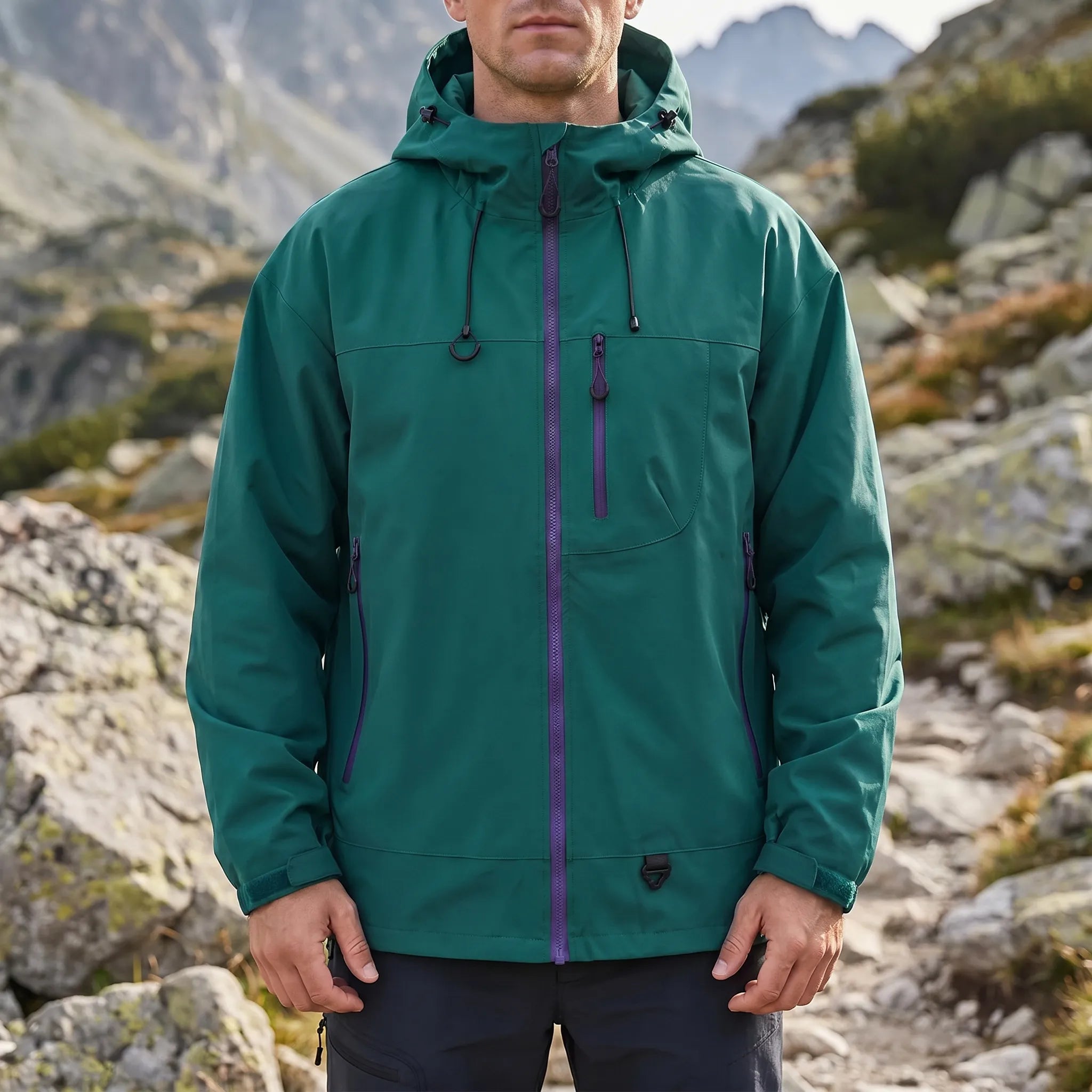 Nordspur | VeloPeak Single-Layer Hooded Windbreaker