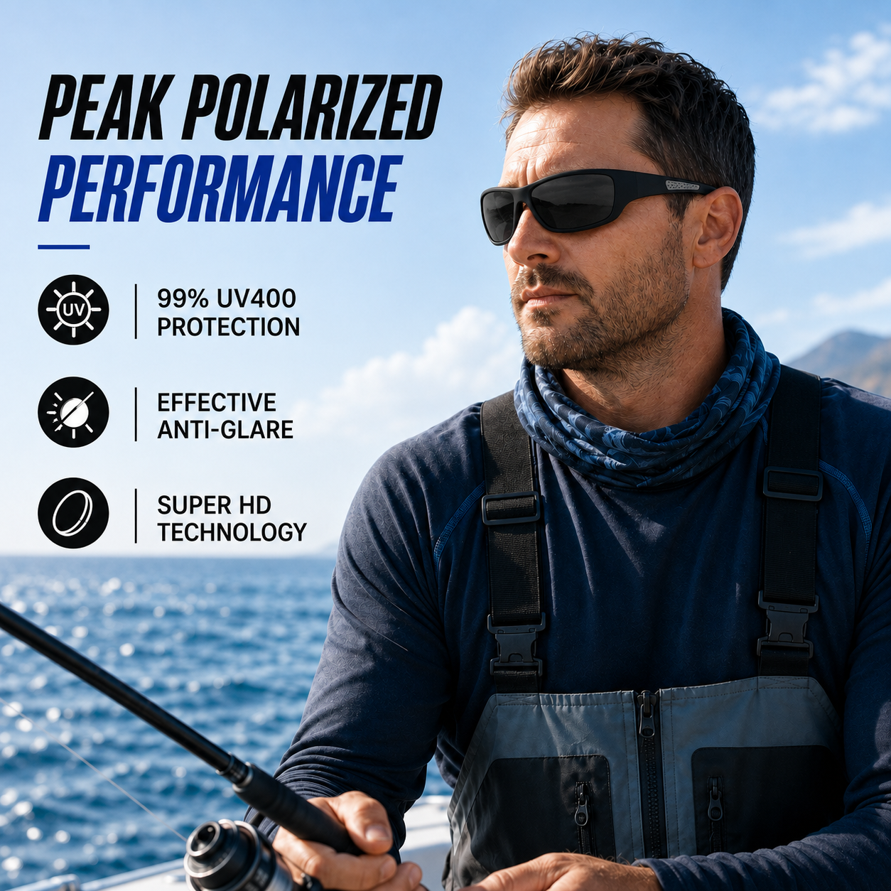 Nordspur | VeloShade Wrap-Around Men's Sports Sunglasses