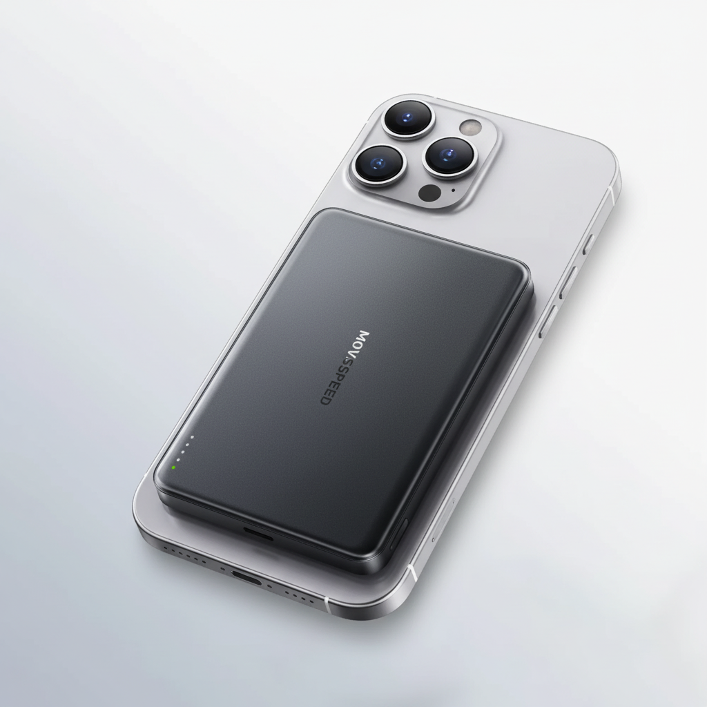 Nordspur | VelocitaMag Slim Magnetic Wireless Power Bank
