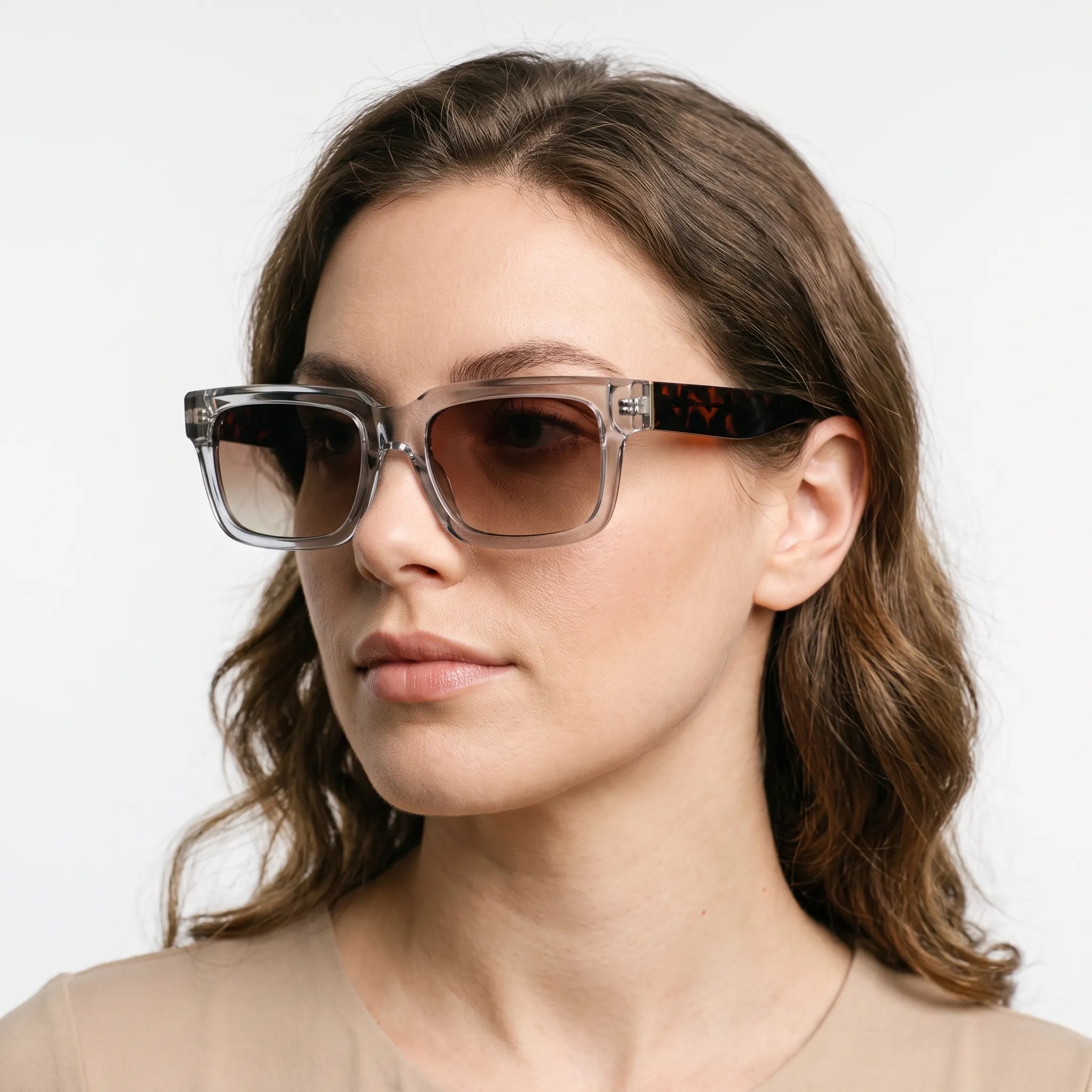 Nordspur | Velora Retro Rectangular Polarised Sunglasses