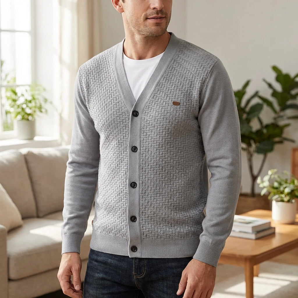 Nordspur | Velorenzo V Neck Button Up Cardigan