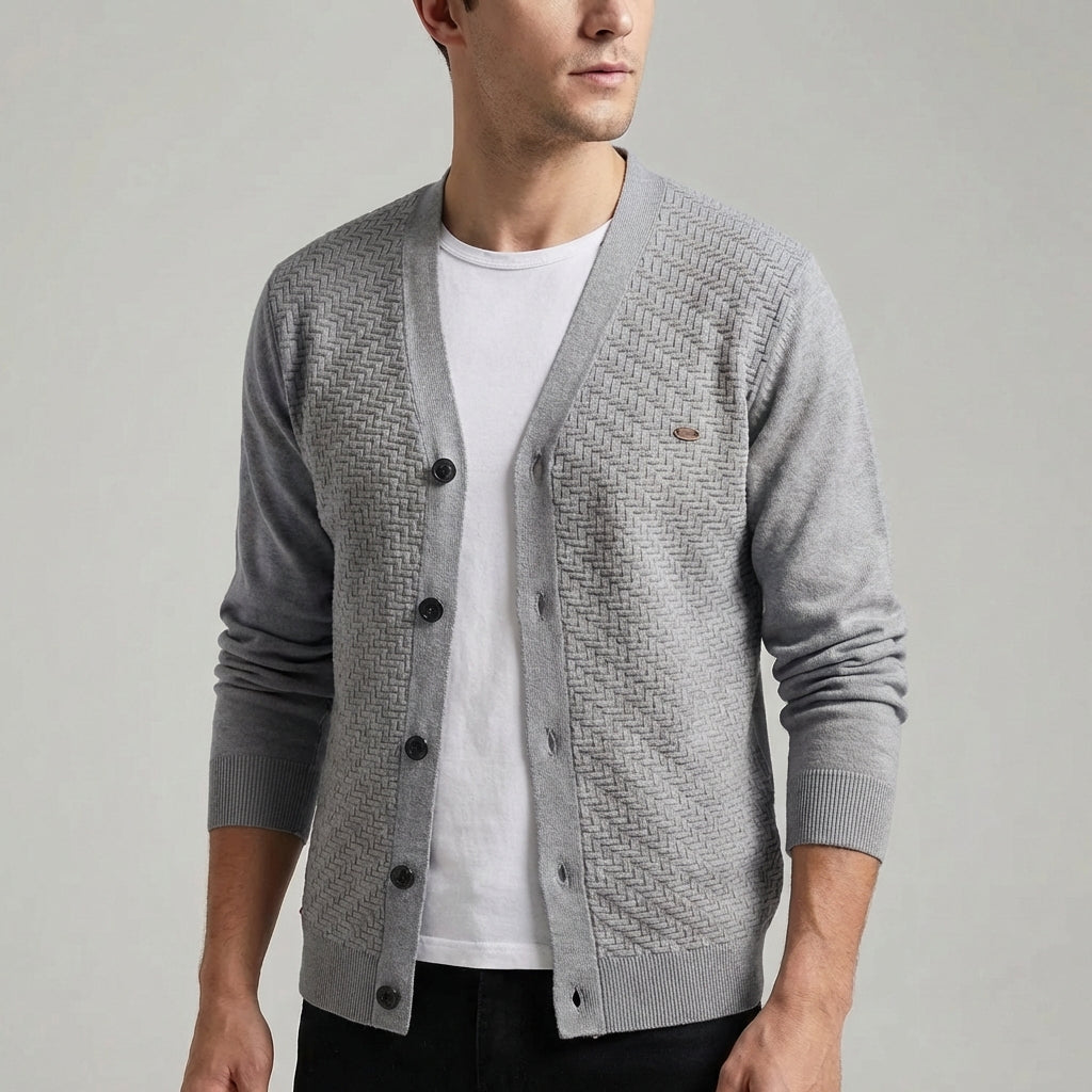Nordspur | Velorenzo V Neck Button Up Cardigan