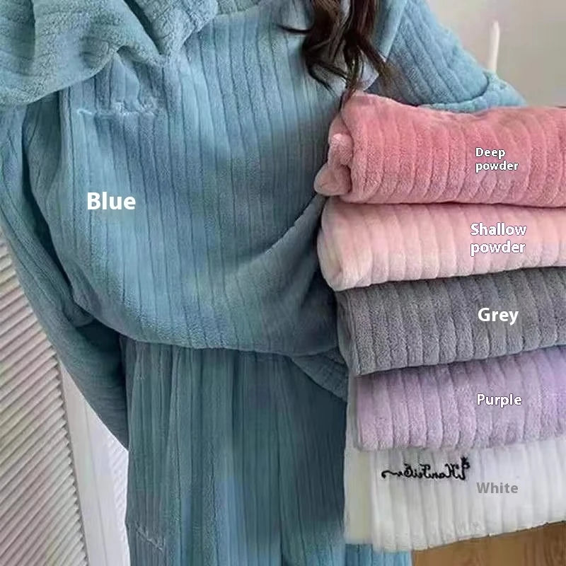 Nordspur | VelouraWarm Padded Long Sleeve Pajama Set
