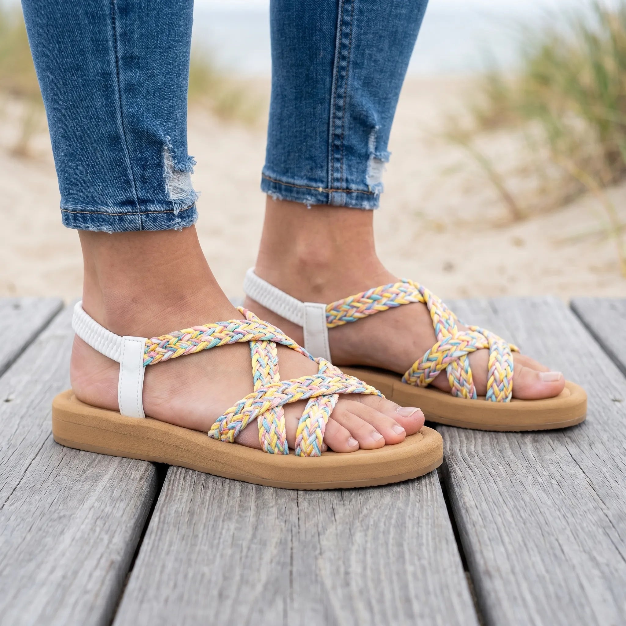 Nordspur | Veltra Braided Flat Summer Sandals