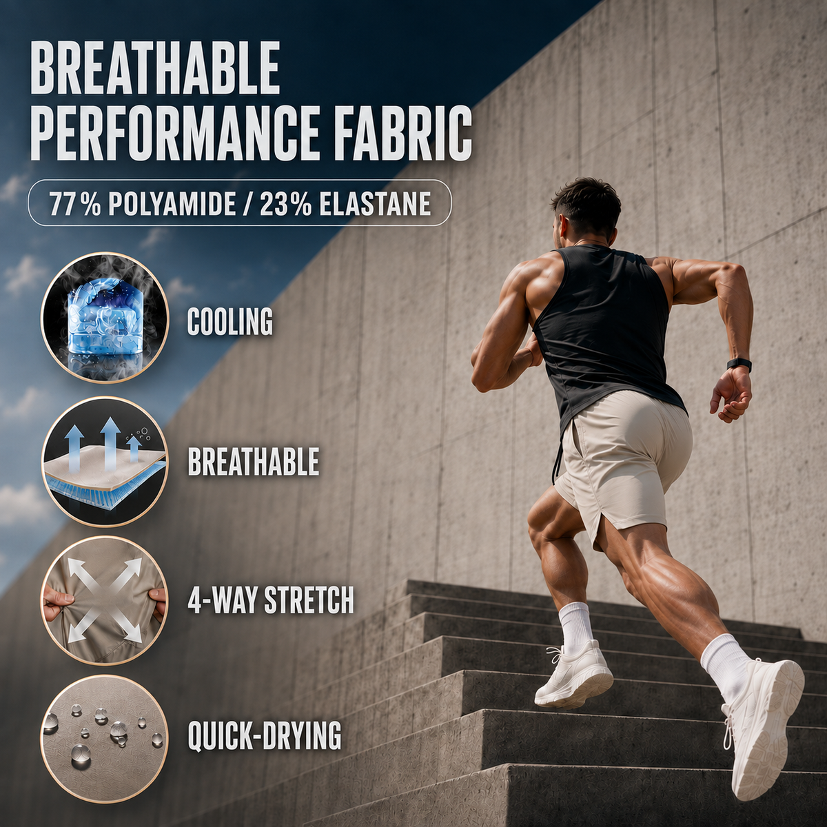 Nordspur | VeltroX Lightweight Athletic Shorts