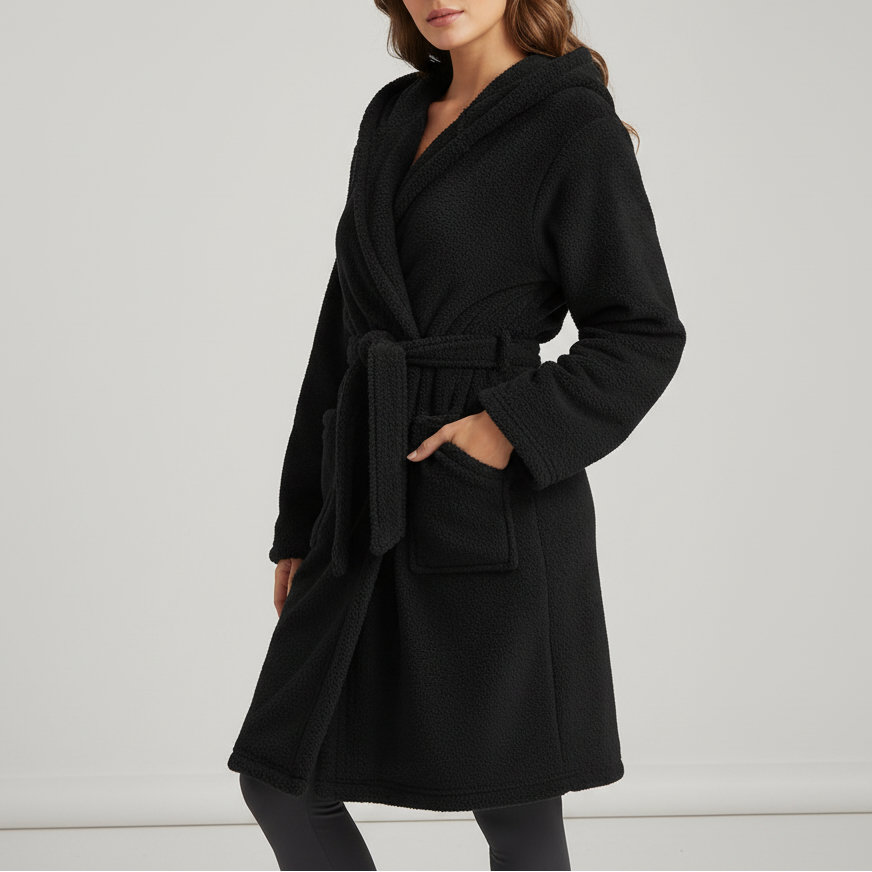 Nordspur | Velurika Hooded Knee Length Robe