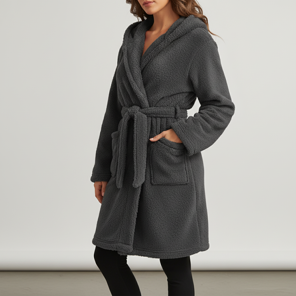Nordspur | Velurika Hooded Knee Length Robe