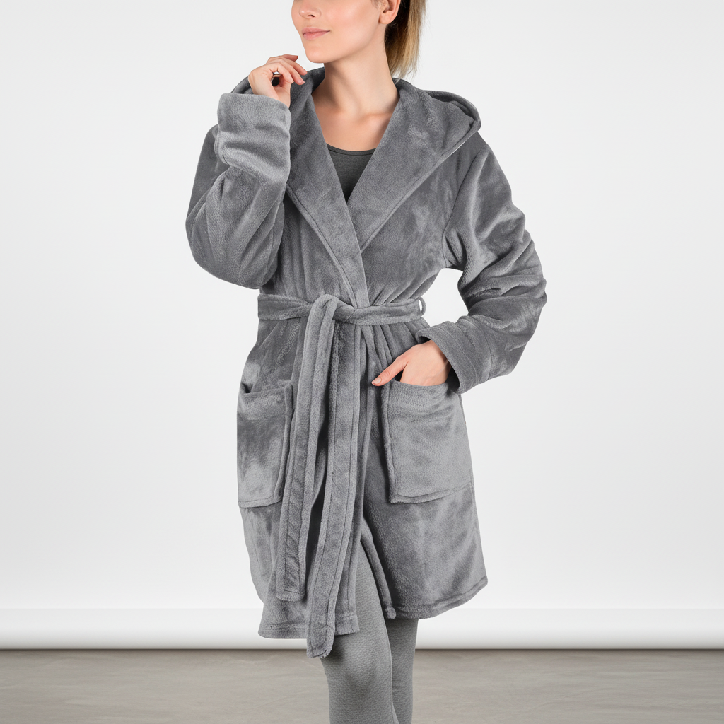 Nordspur | Veluvia Hooded Short Kimono Robe