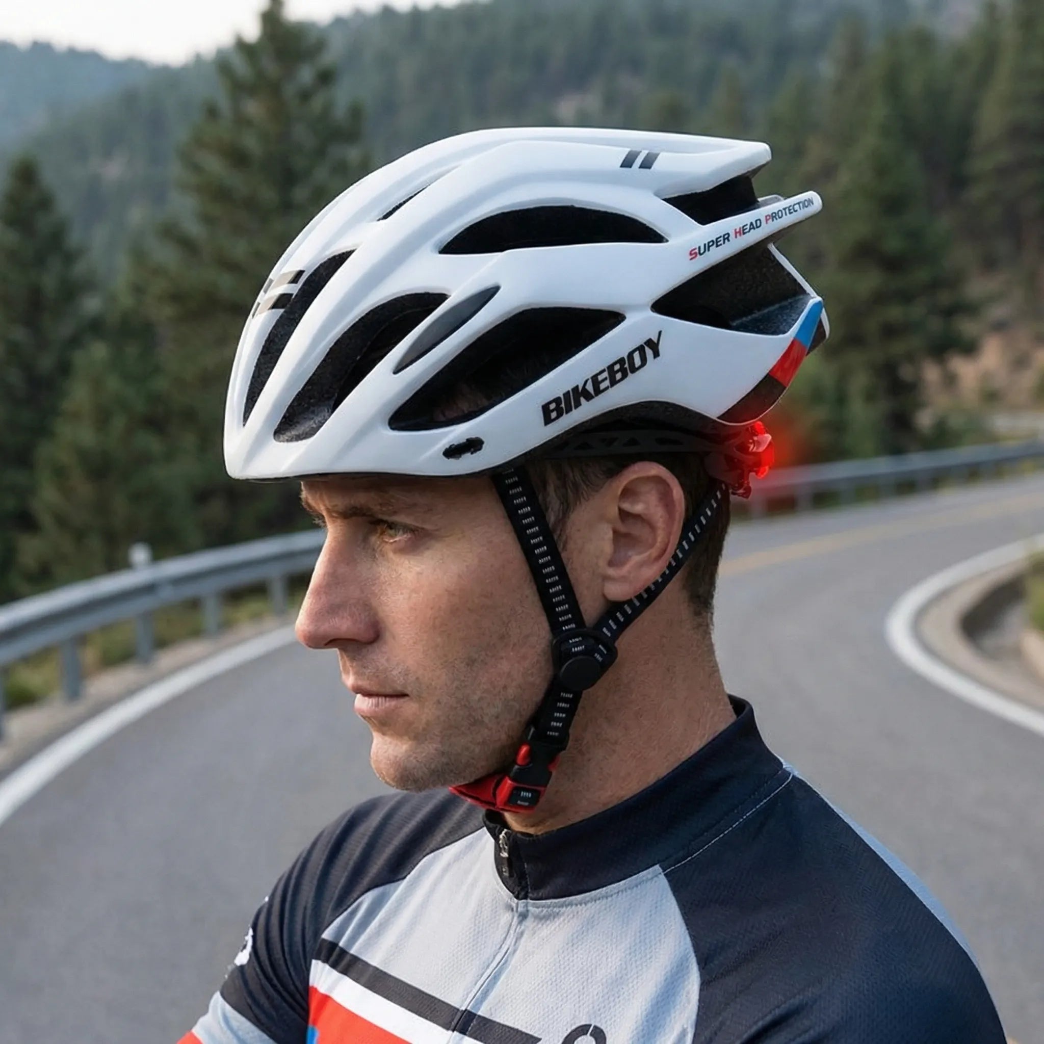 Nordspur | Veluxon Integrally Moulded Cycling Helmet With Rear Light