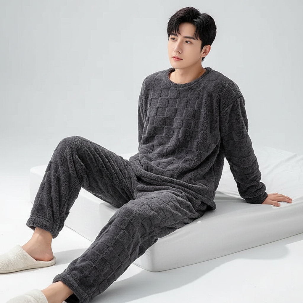 Nordspur | Velvoriq Thick Long Sleeve Pajama Set