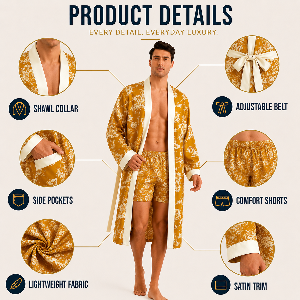 Nordspur | Velvoro Long Kimono Style Robe Set