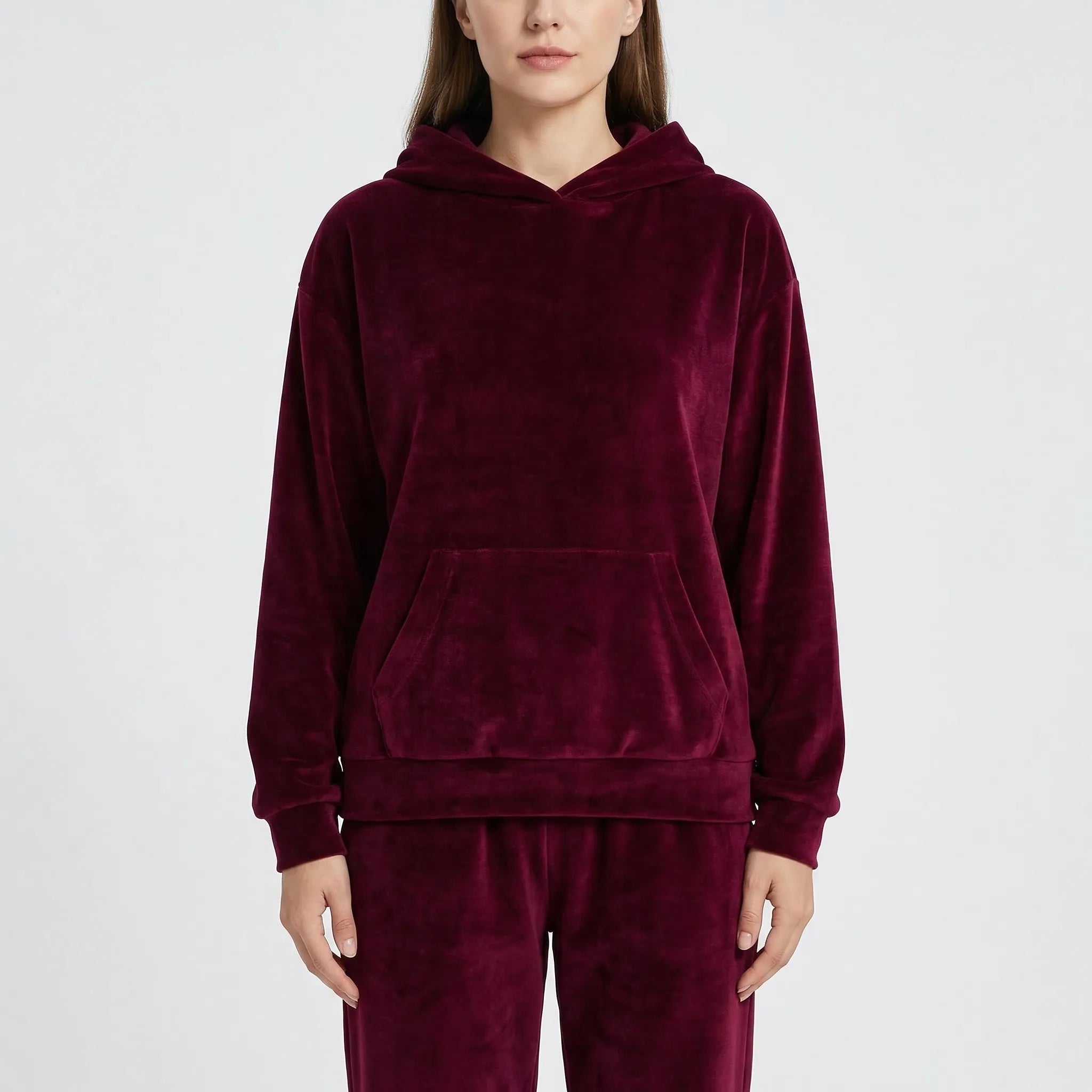 Nordspur | Velvura Hooded Loungewear 2-Piece Tracksuit