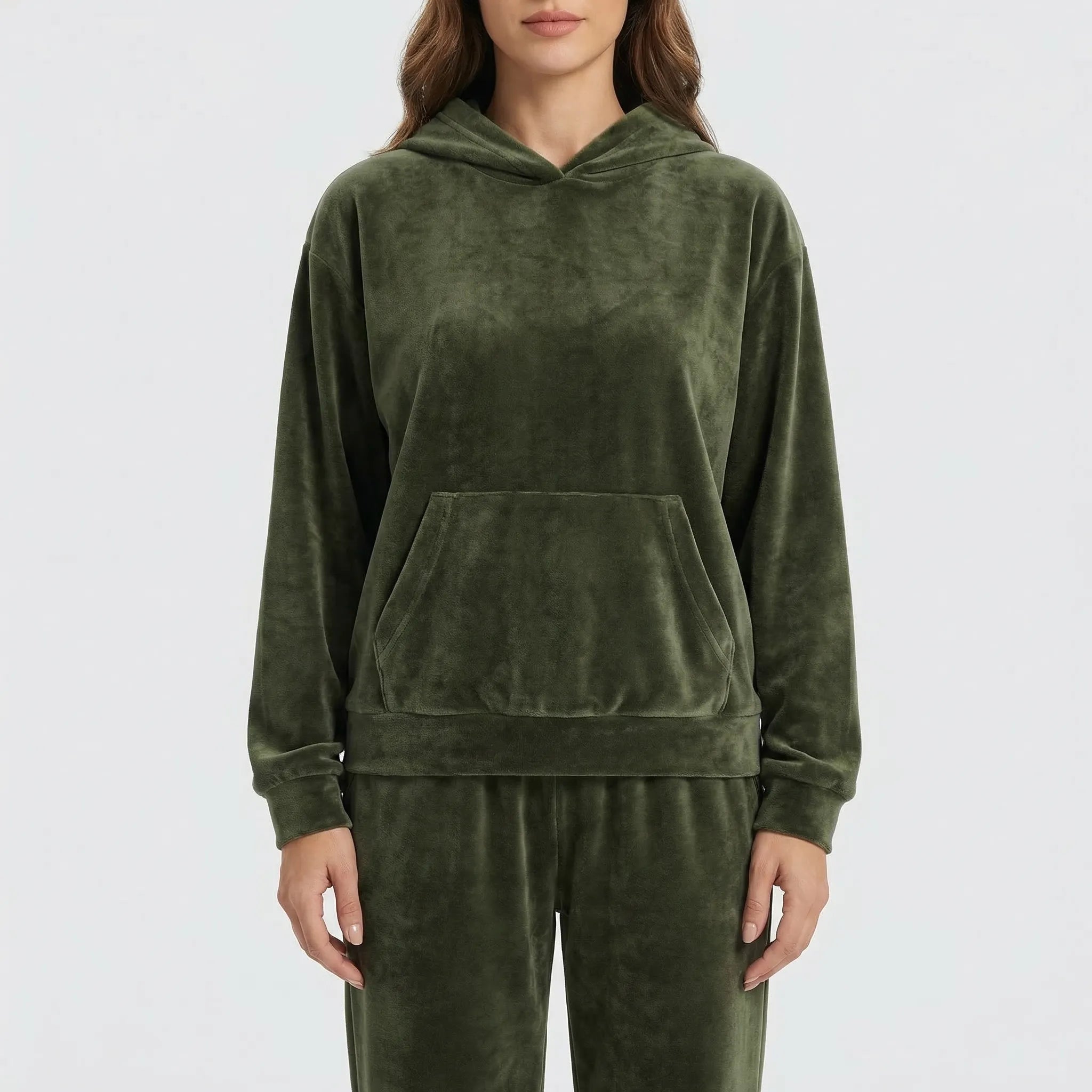 Nordspur | Velvura Hooded Loungewear 2-Piece Tracksuit