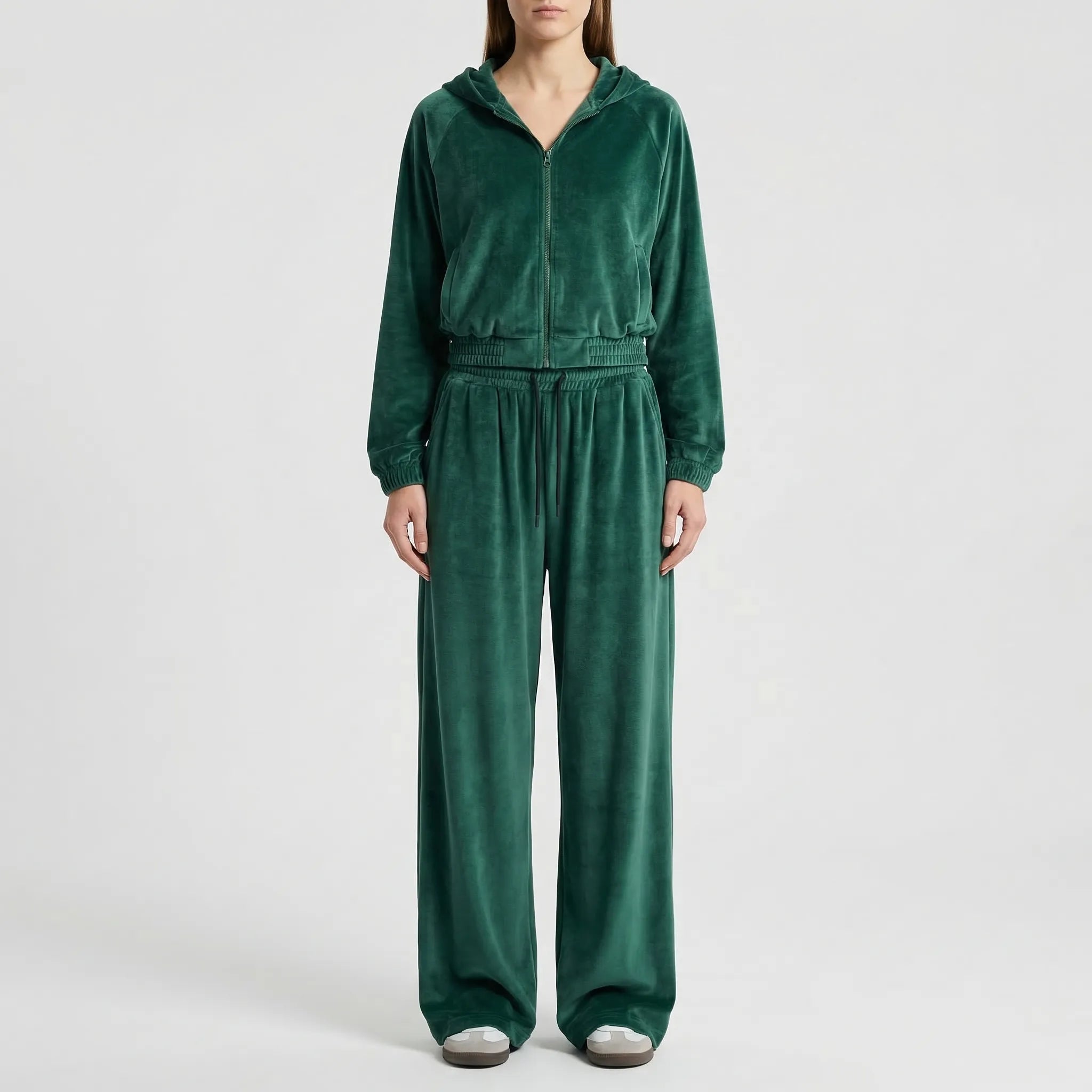 Nordspur | Velvura Zip-Up Hooded Tracksuit Set