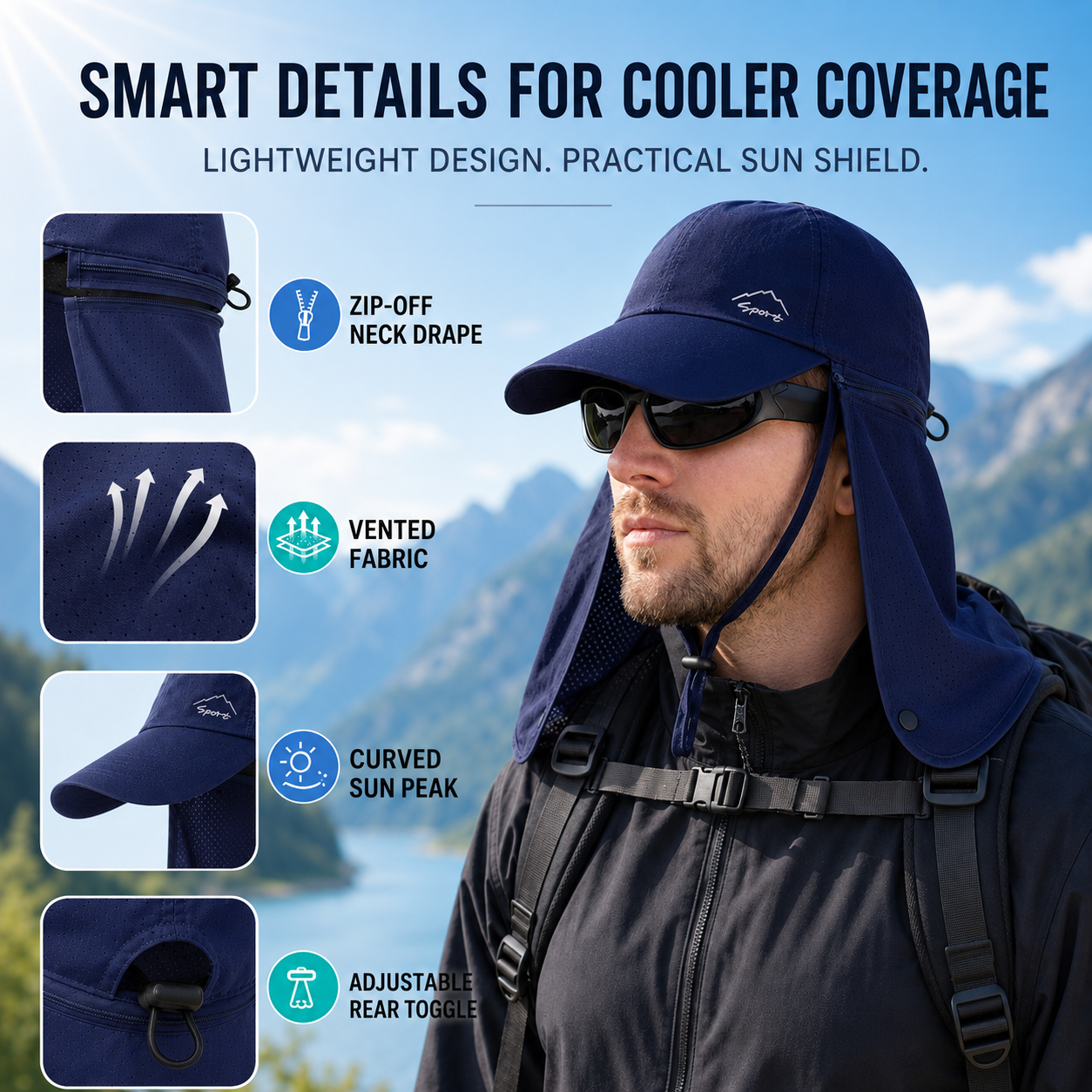 Nordspur | Venshield Cap With Neck Flap