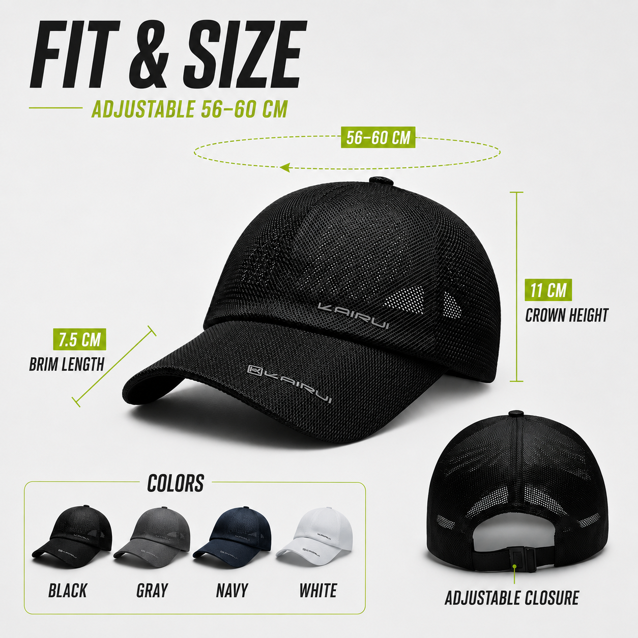 Nordspur | Ventiex Full Mesh Breathable Snapback Cap
