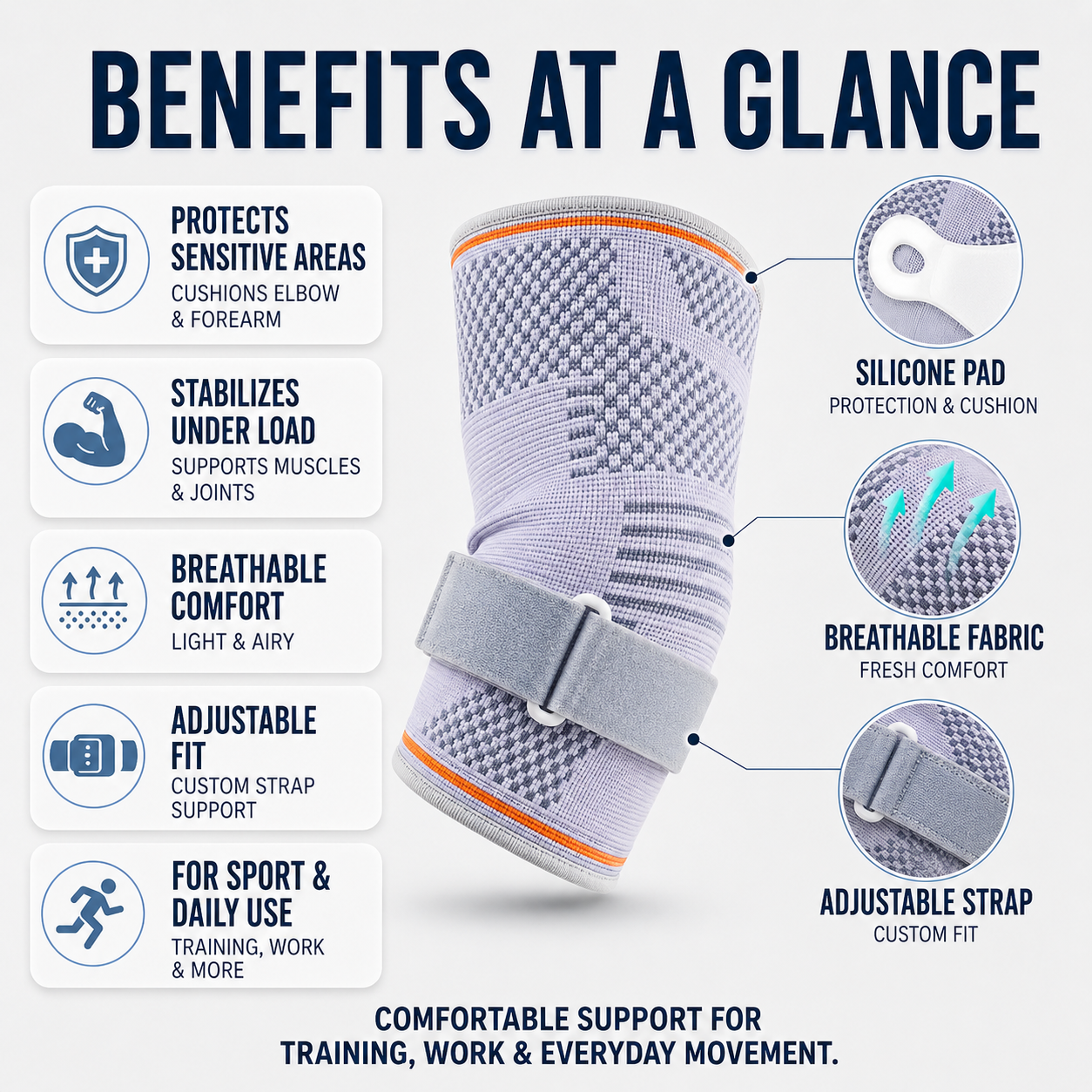 Nordspur | Ventrox Adjustable Compression Elbow Sleeve