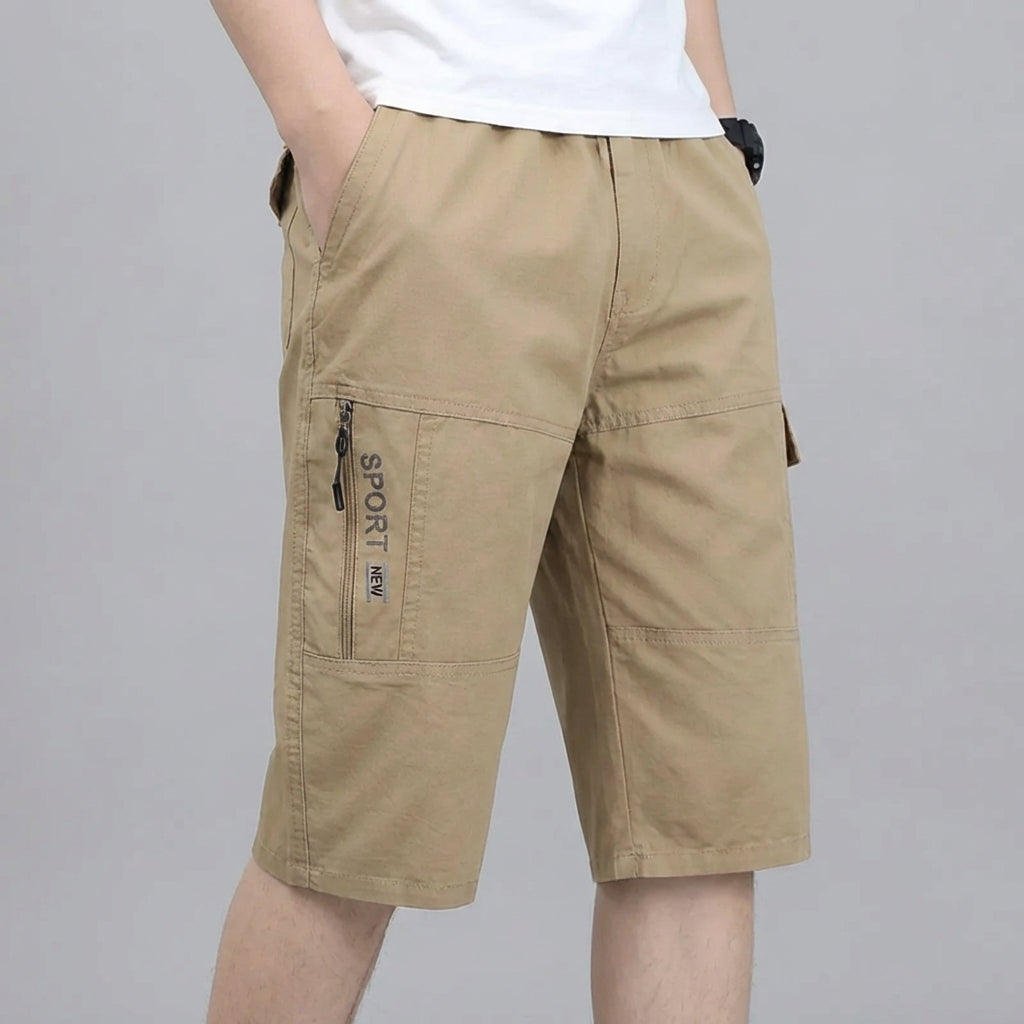 Nordspur | VentureKnit Men Knee Length Cargo Shorts