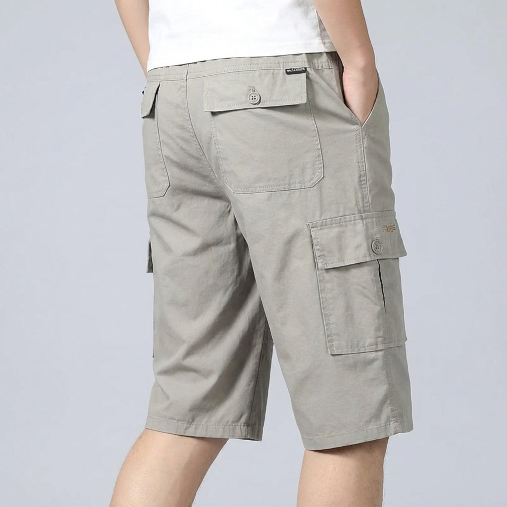 Nordspur | VentureKnit Men Knee Length Cargo Shorts