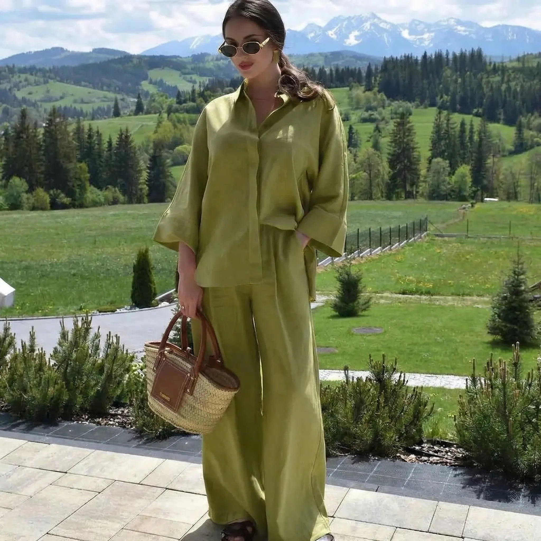 Nordspur | Veradelle Wide-Leg Trouser And Blouse Co-Ord