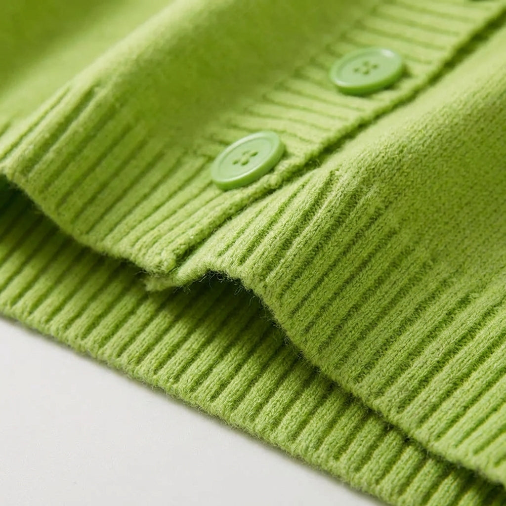 Nordspur | Veralynx Cropped V Neck Cardigan