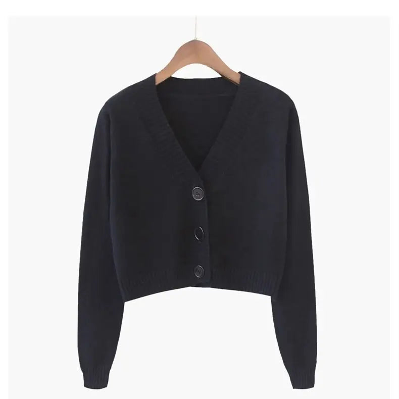 Nordspur | Veralynx Cropped V Neck Cardigan