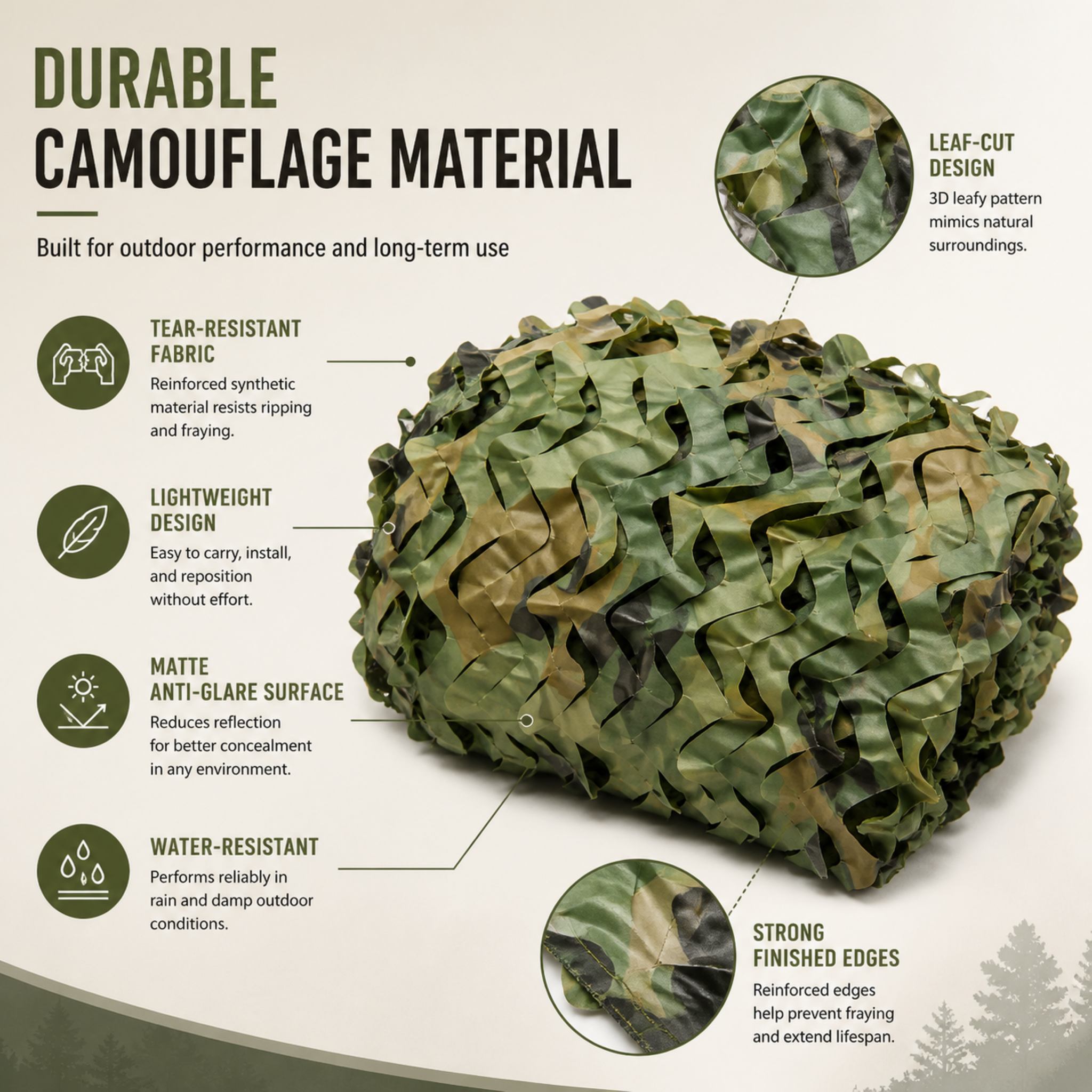 Nordspur | Verdacamo Large Camouflage Mesh Roll