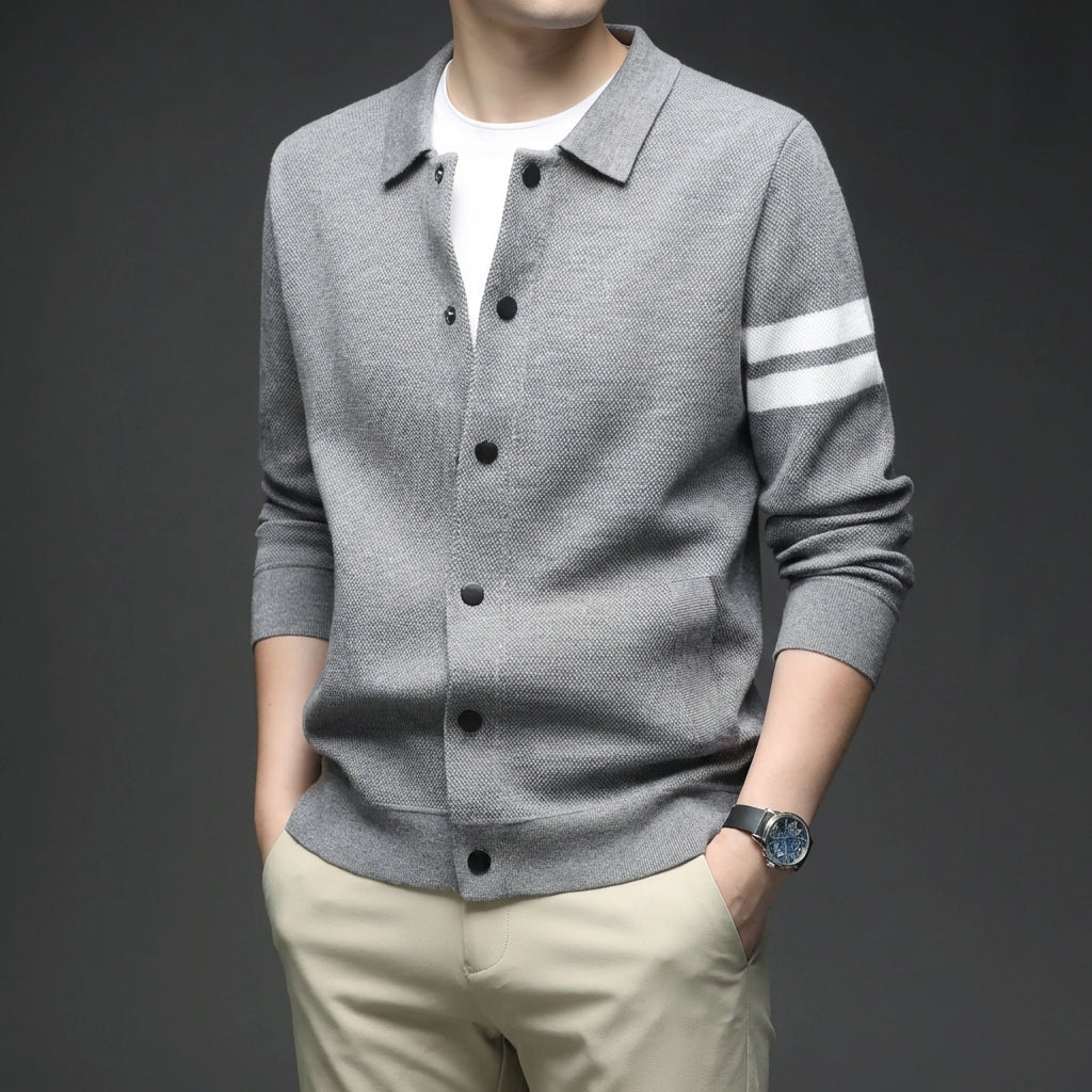 Nordspur | Vernox Men Collar Cardigan Sweater