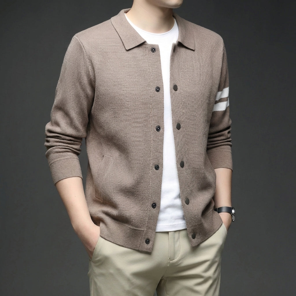Nordspur | Vernox Men Collar Cardigan Sweater