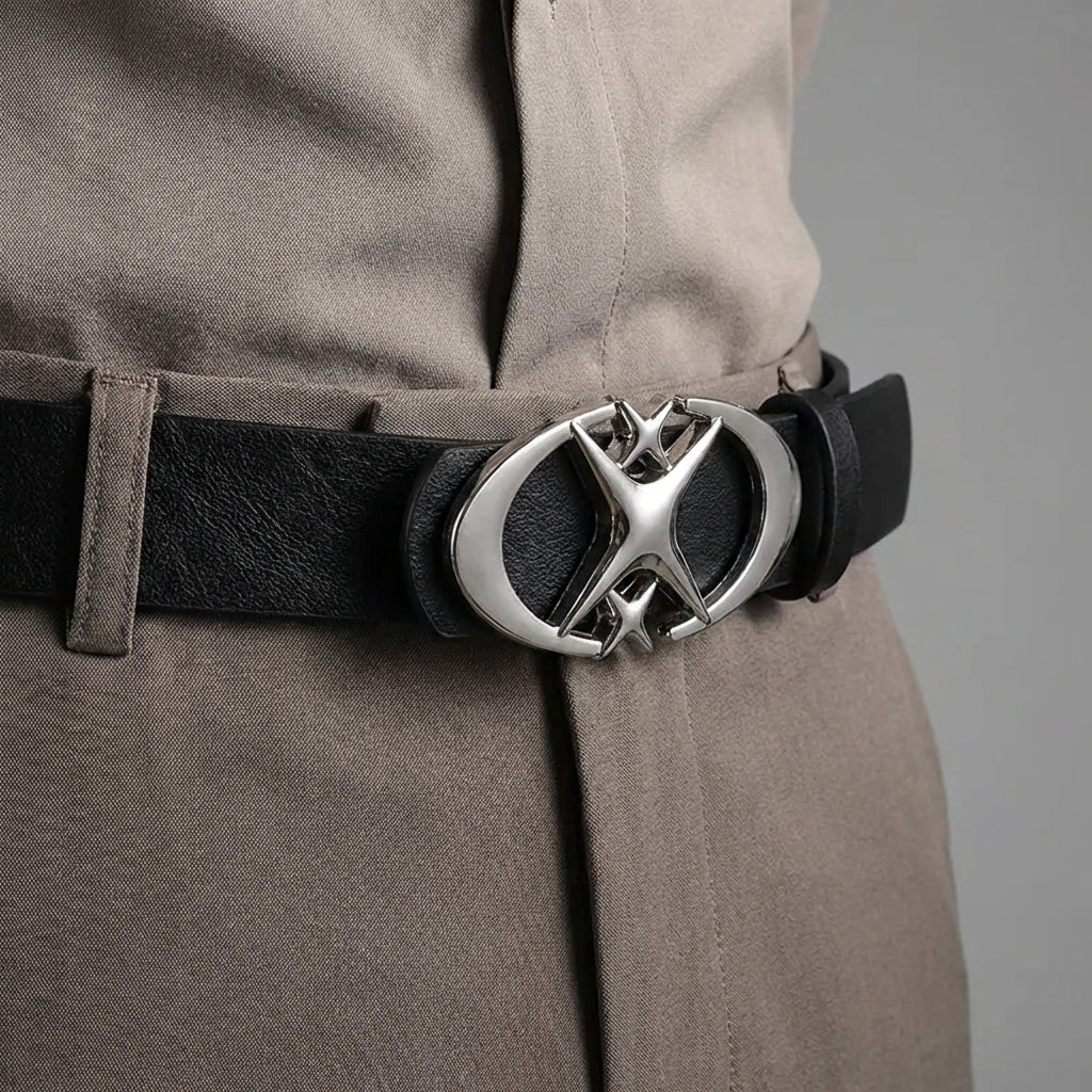 Nordspur | Vesaro Unisex Oval Cross Buckle Belt