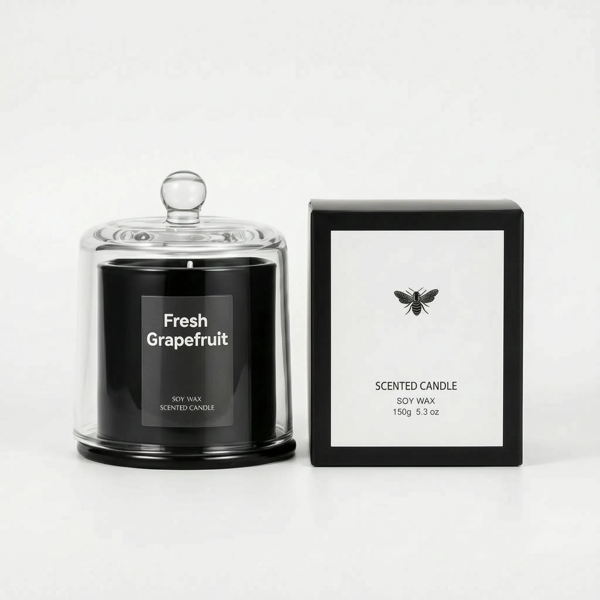 Nordspur | Vespera Modern Black Decorative Scented Candle