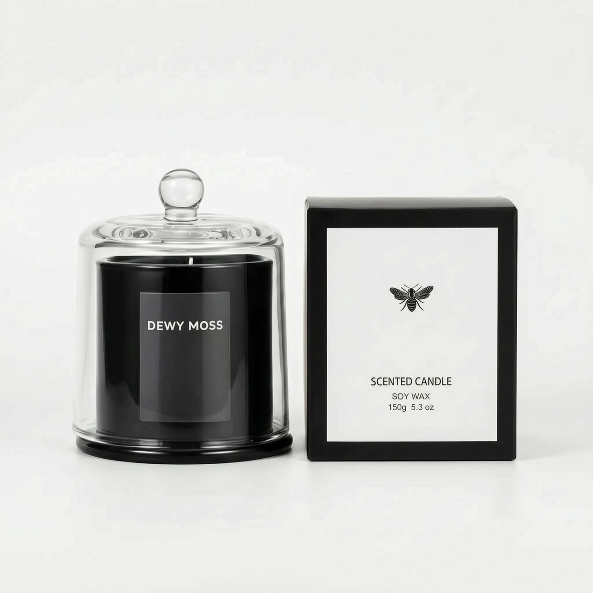 Nordspur | Vespera Modern Black Decorative Scented Candle