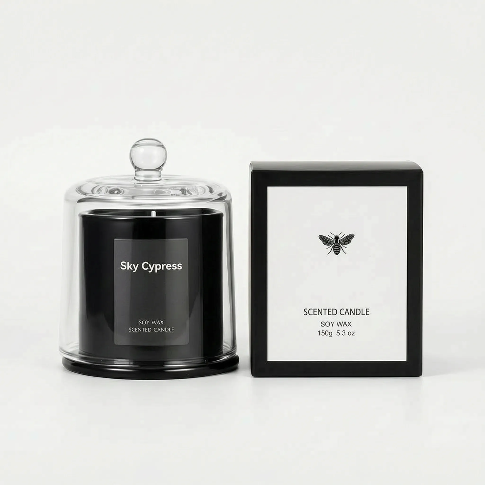 Nordspur | Vespera Modern Black Decorative Scented Candle