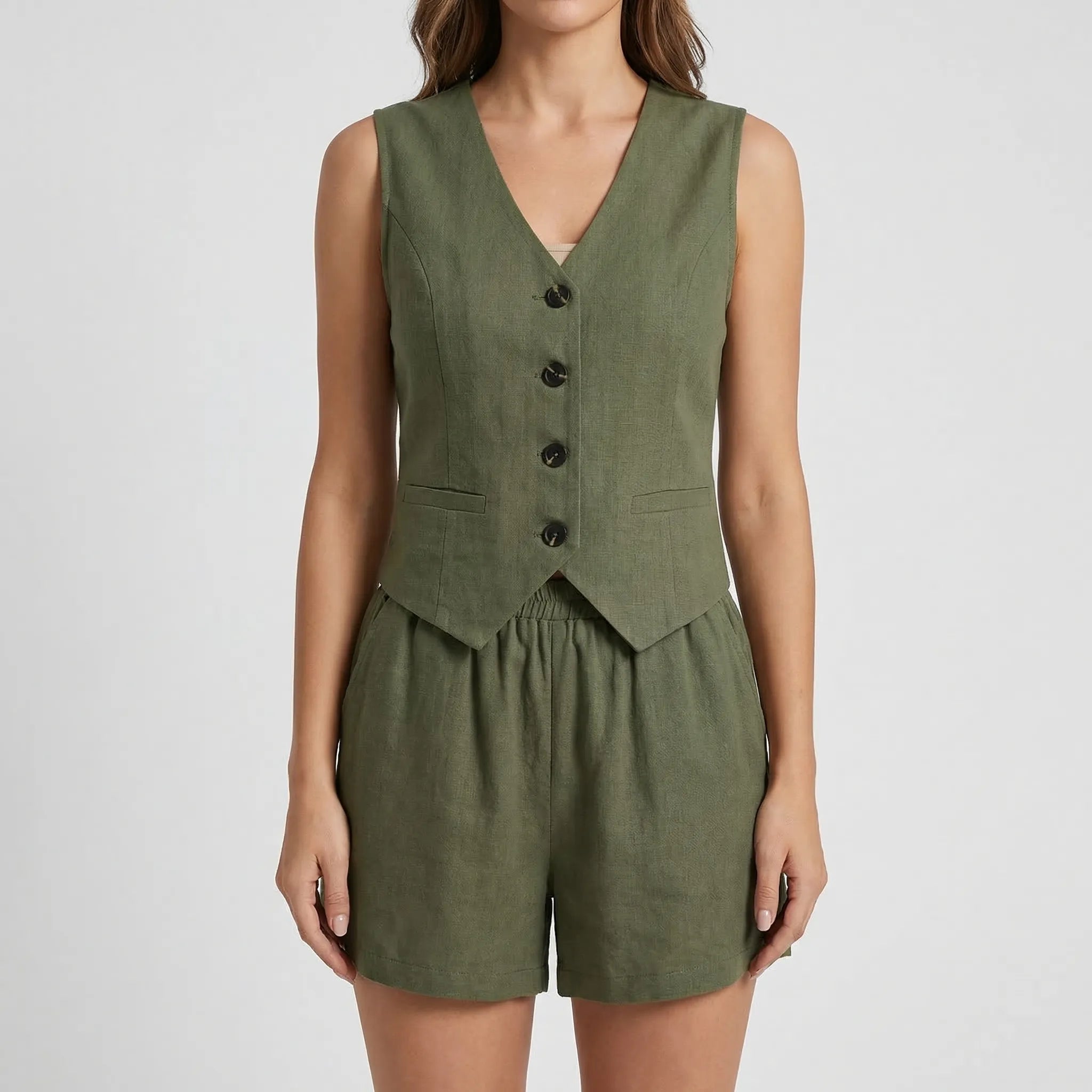 Nordspur | Vestella Sleeveless Waistcoat And Shorts Co-Ord