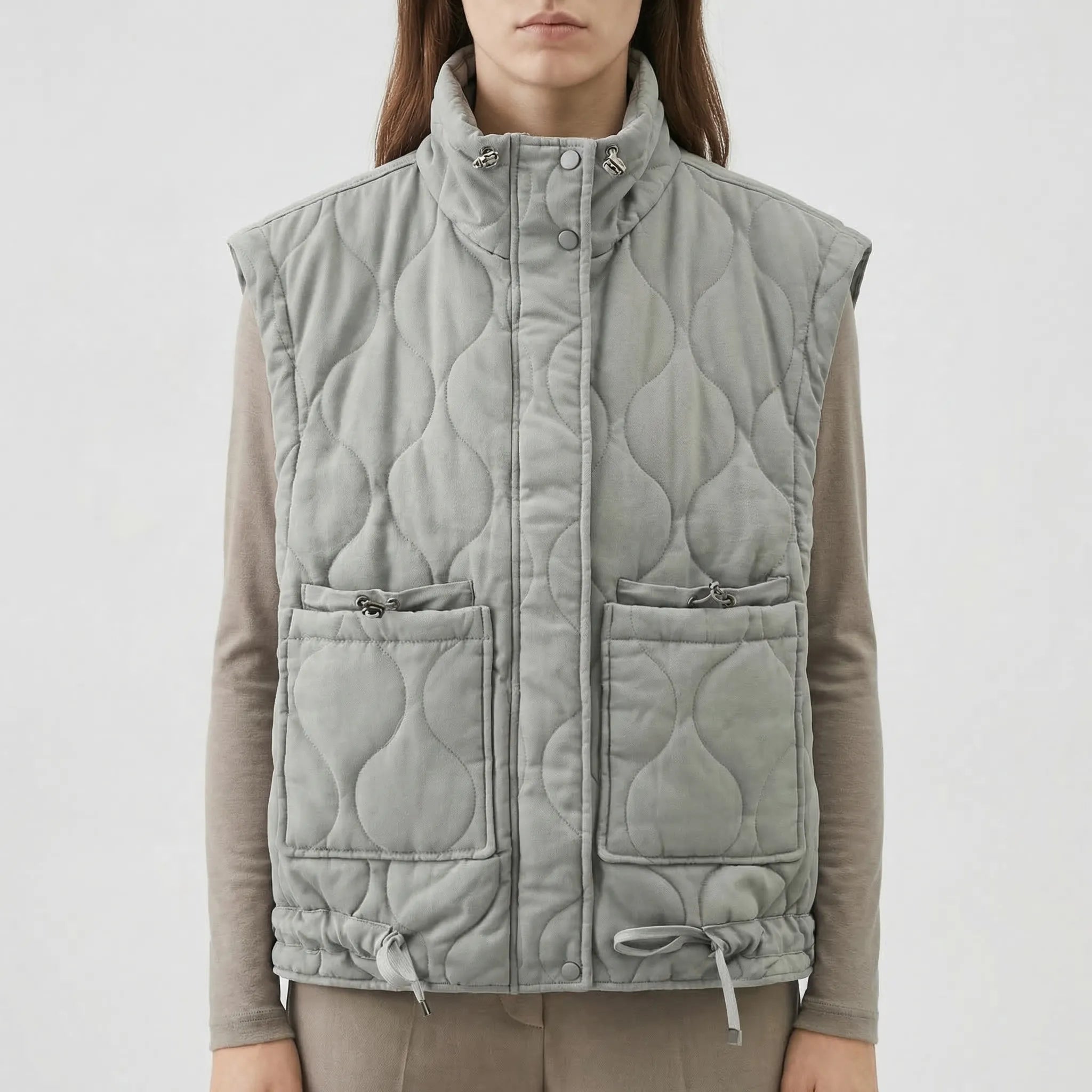 Nordspur | Vestra Sleeveless Zip-Up Waistcoat With Pockets