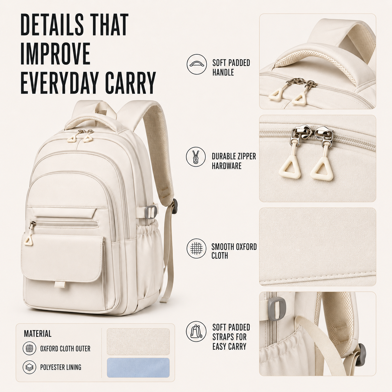 Nordspur | Veylore Multi Layer Oxford Backpack