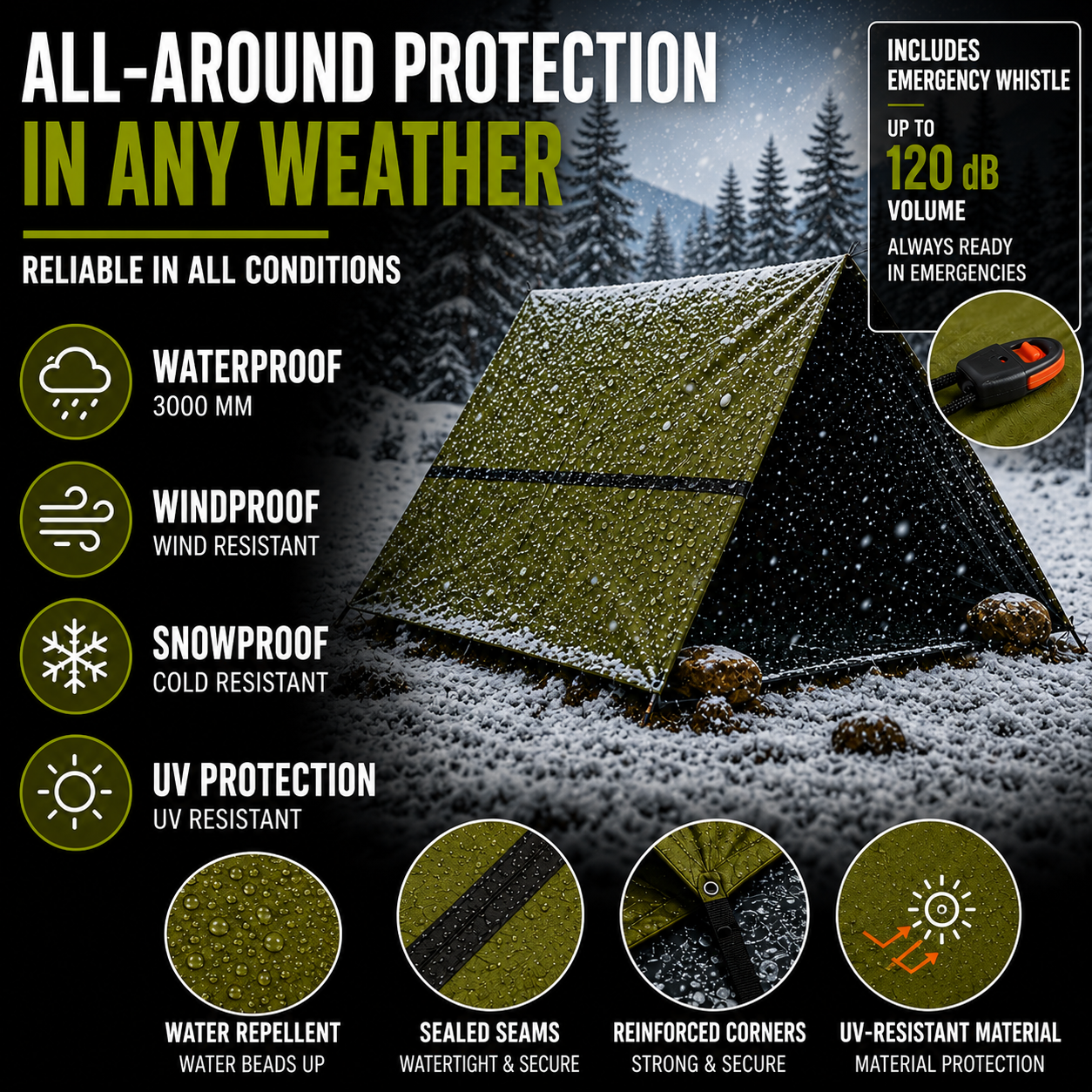 Nordspur | Vigoraid Two Person Compact Emergency Tent