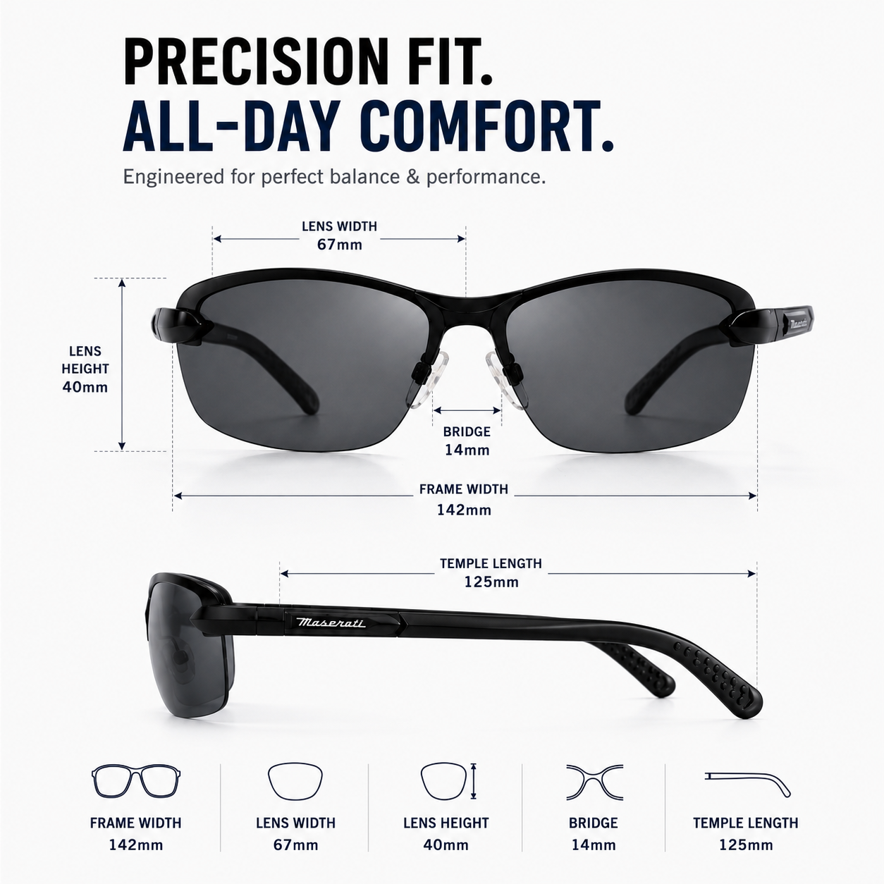 Nordspur | Visentra Lightweight Frameless Polarised Sunglasses