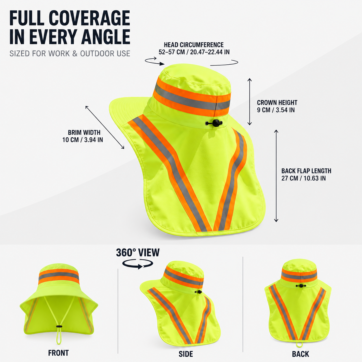Nordspur | Visishade High Visibility Bucket Hat